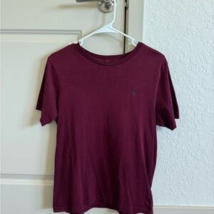 Polo Ralph Lauren Burgundy T-Shirt Women Large